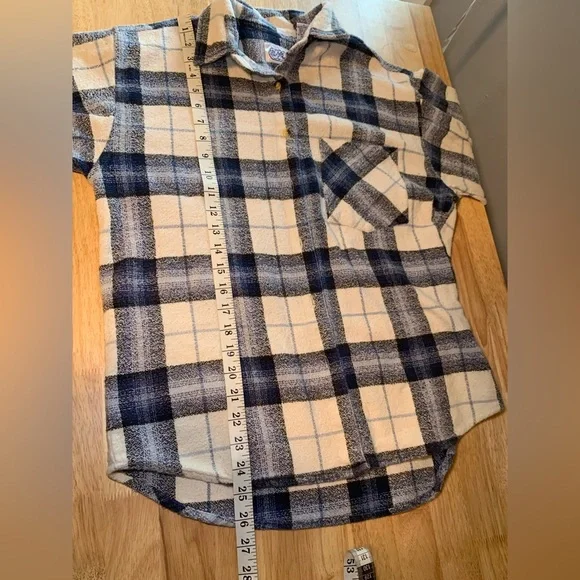 Vintage Flannel 100% Cotton Size Large - Picture 10 of 11
